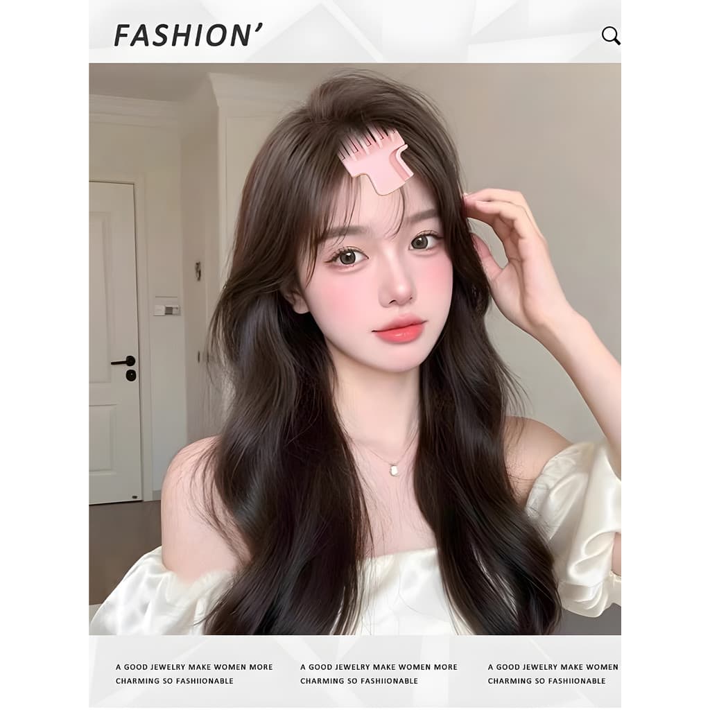 Pente de estilo de cabelo japonês almofada de ondulação grampo de cabelo fofo feminino pente de cabelo raiz de cabelo fo