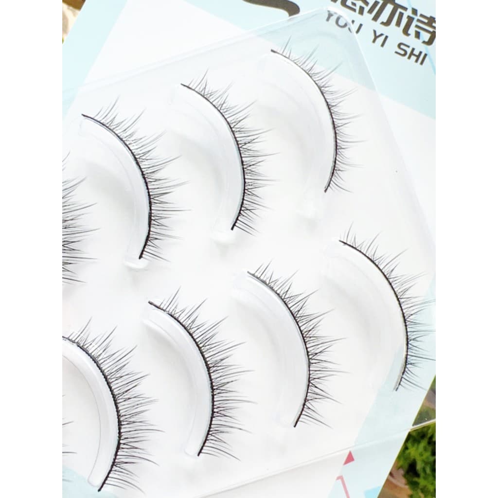 Cílios de ar cru Yu Yishi Mom!Cílios postiços de haste dura feminino simulação Natural rosto liso pode colar cabelo de f