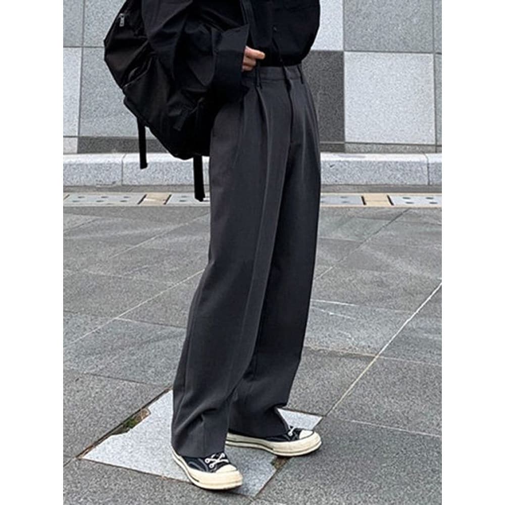 MRCYC calças masculinas estilo coreano na moda primavera outono terno calças soltas All-Match calças casuais retas