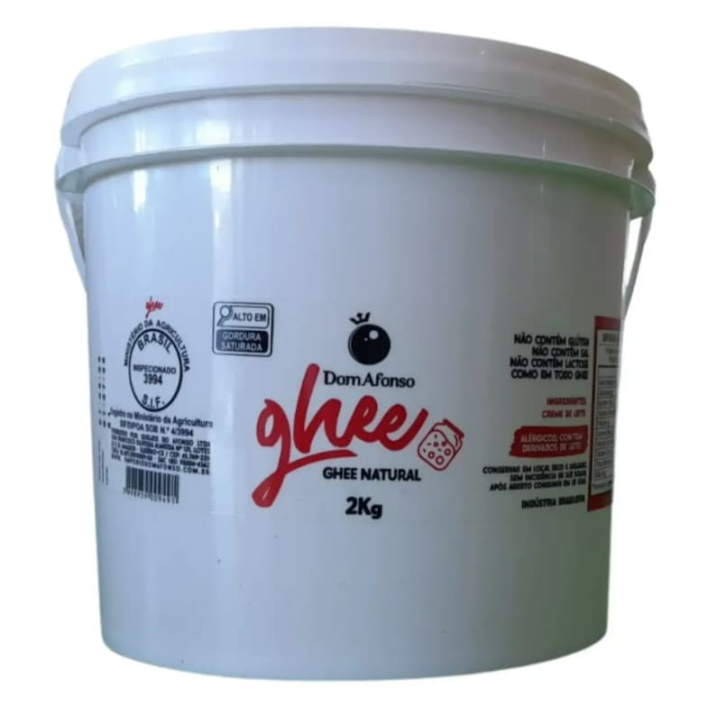 Manteiga Ghee Tradicional - 2kg  - Dom Afonso