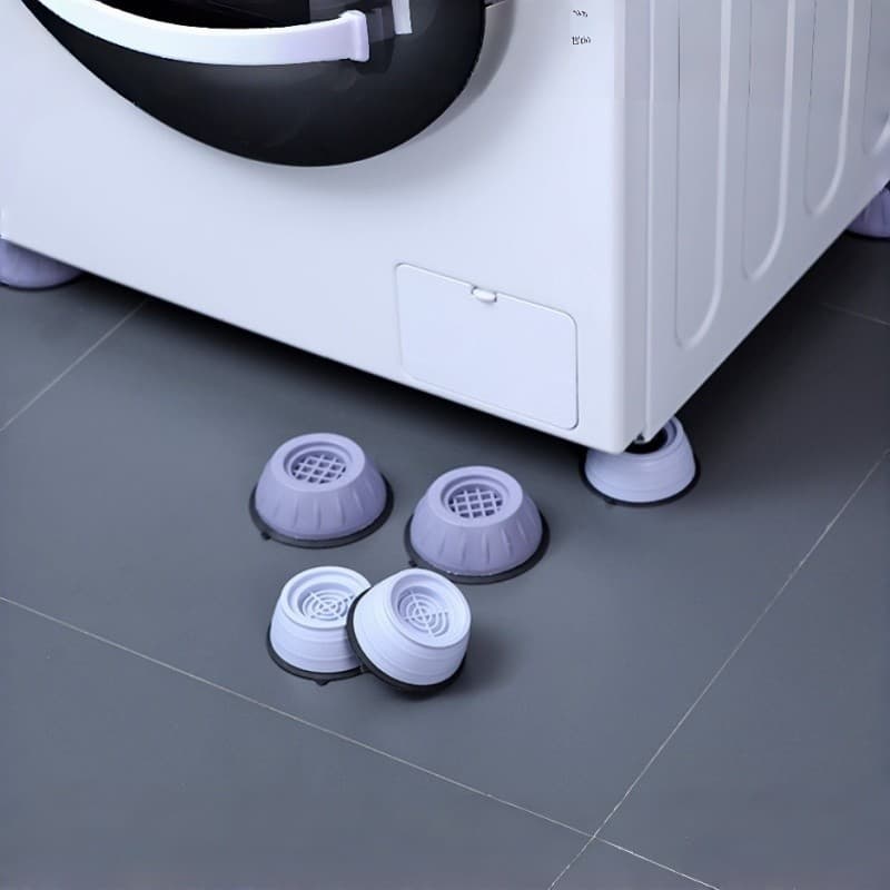 Kit 4 Pés Amortecedores De Impacto Para Máquina De Lavar Antiderrapante De Borracha Alta Qualidade