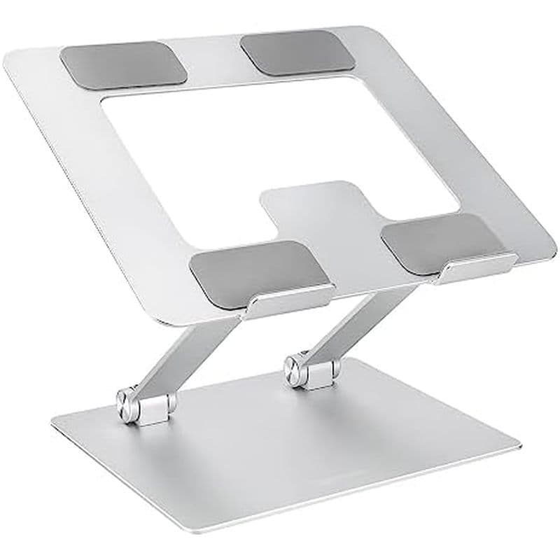 Suporte Ergonômico Resistente E Portátil Para Laptop Amazon Basics Mesa , Riser Ajustável Em Altura Com Resfriamento Ven
