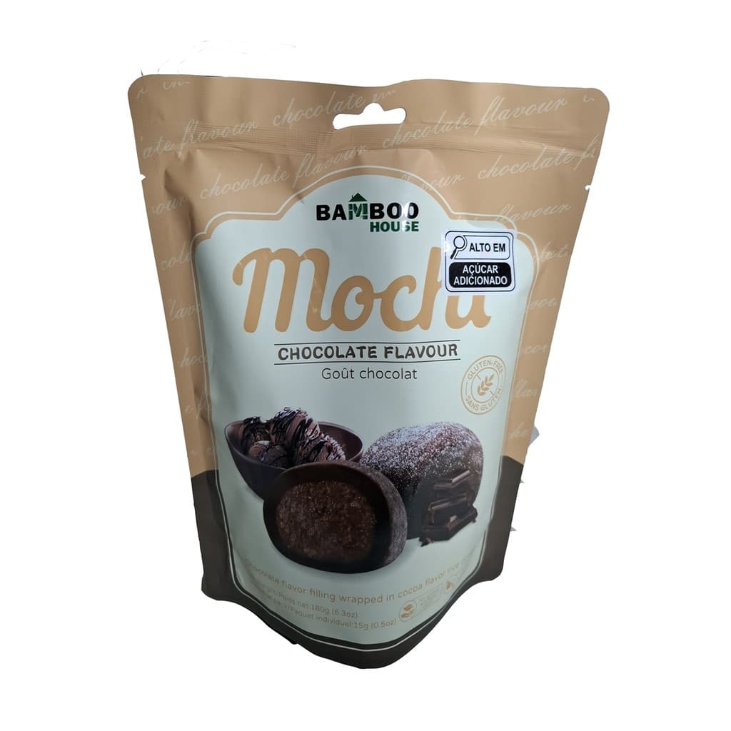Bolinho de Arroz Mochi Chocolate 180g - Bamboo House