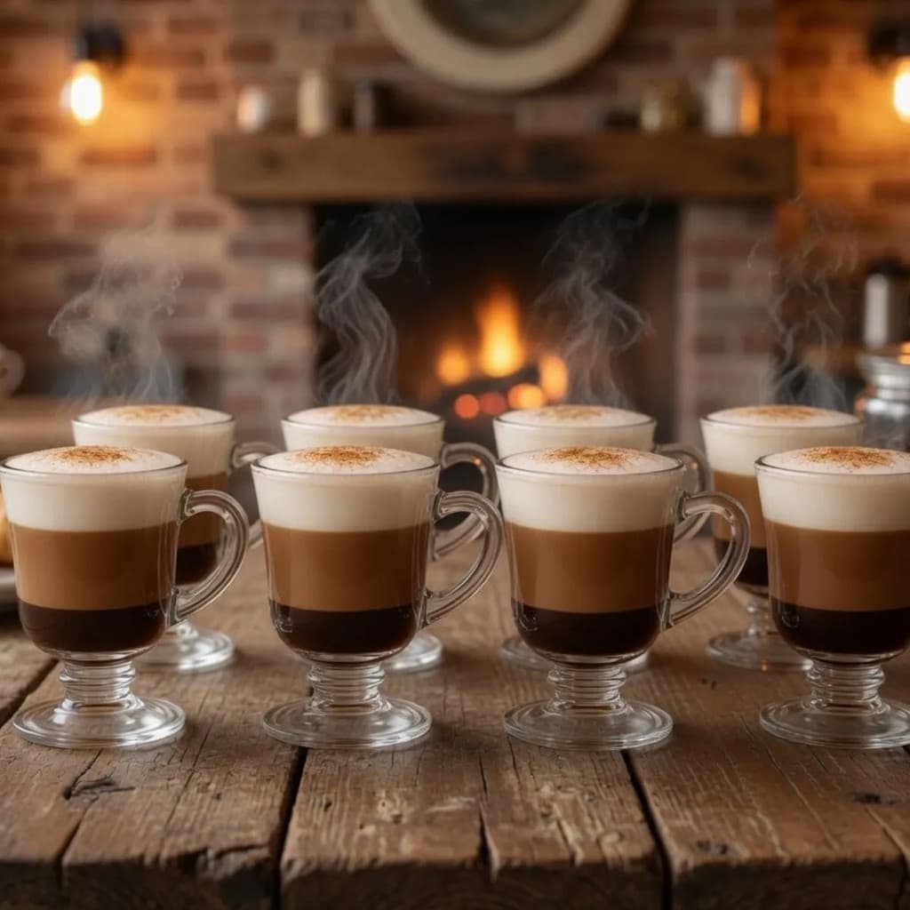 Jogo 8 Canecas Cappuccino Vidro 120ml Elegante Café Xícara