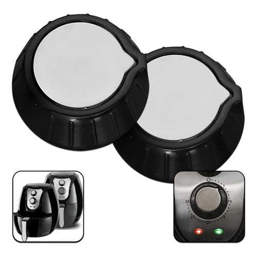 2 Dois Botões Do Timer Para Air Fryer Britânia Pró Saúde