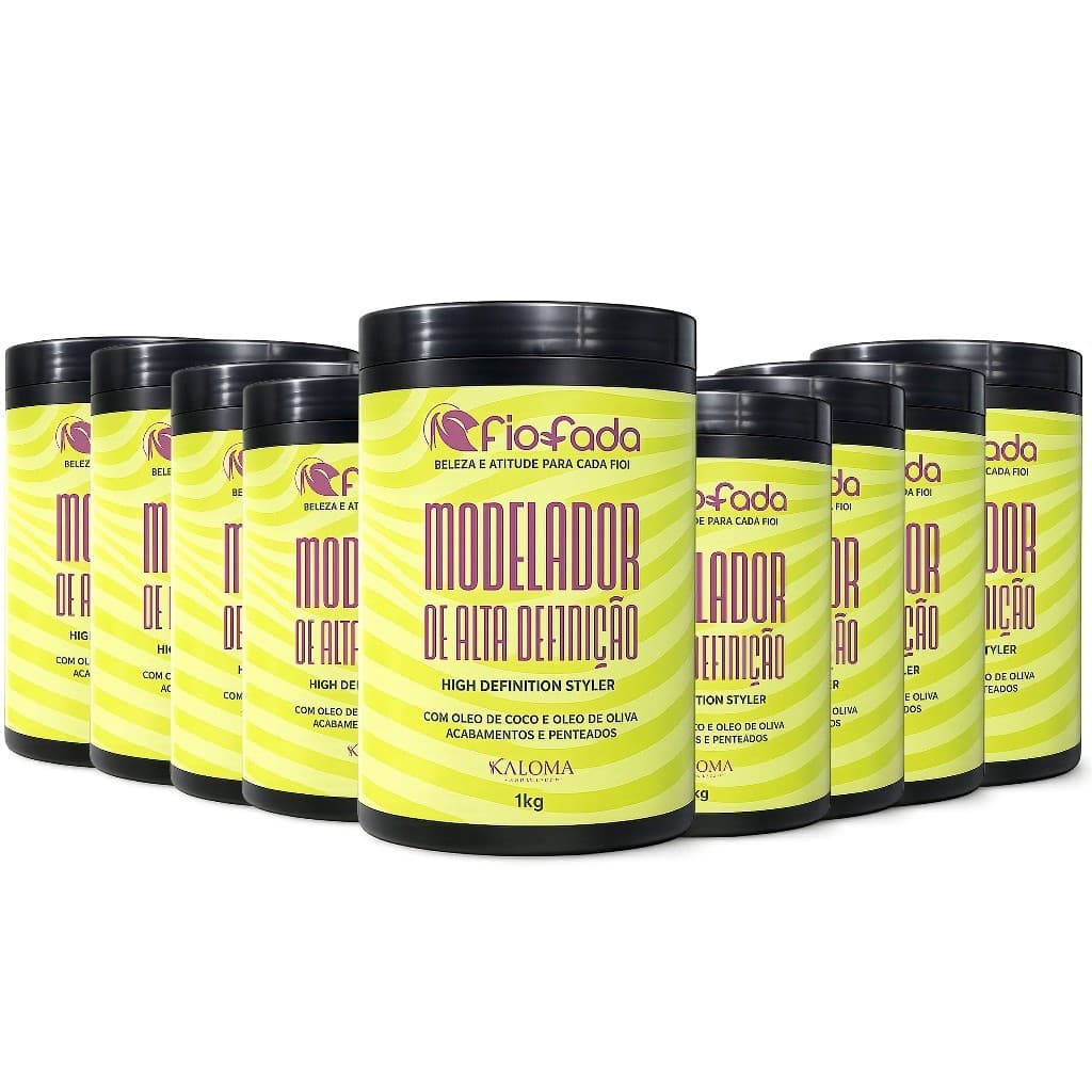 Kit 12 Modeladores de Alta Definição 1kg Kit Trancista Pomada Modeladora – Fio de Fada