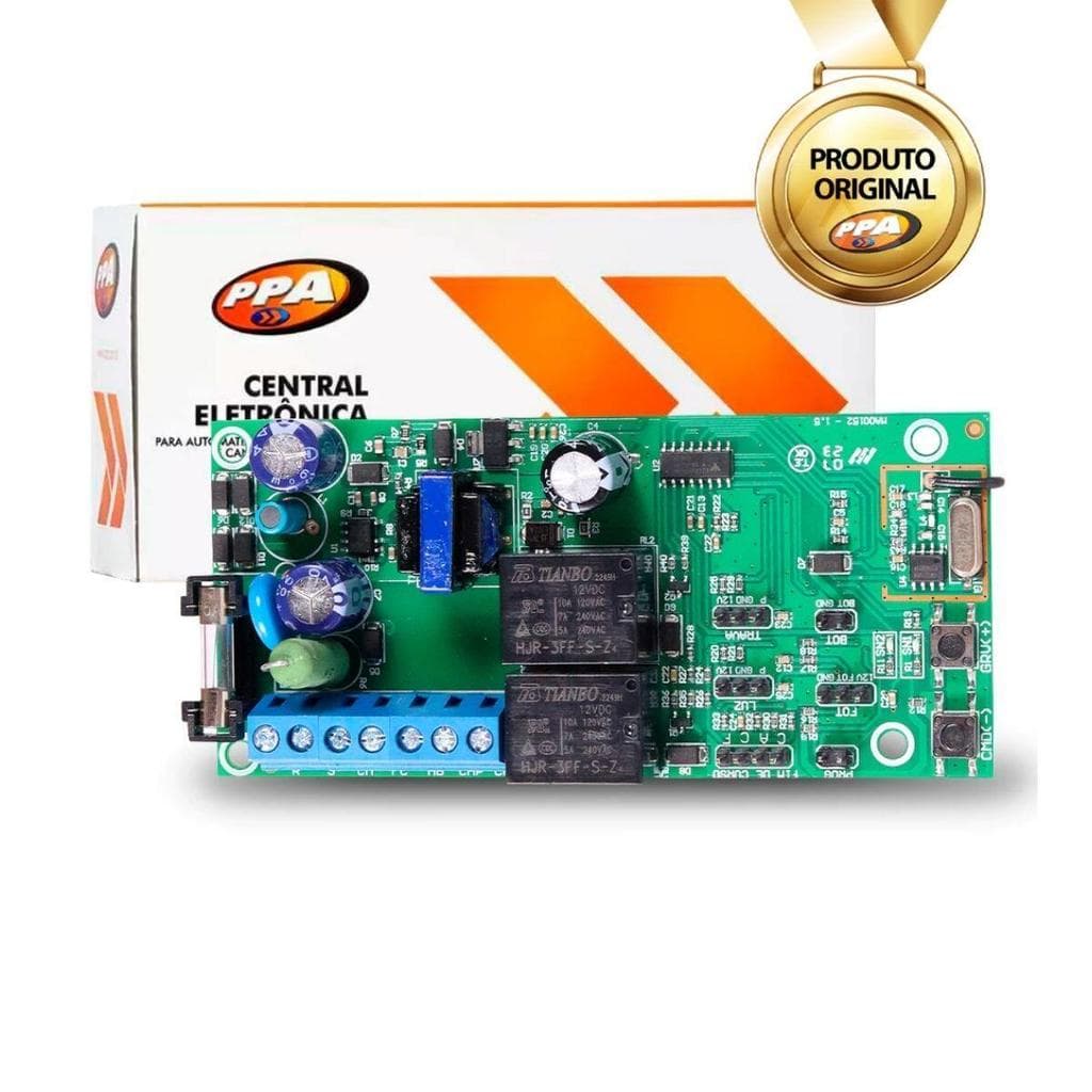 Placa Central PPA para Motor de Portão Mono Agility Pop Freio Bivolt