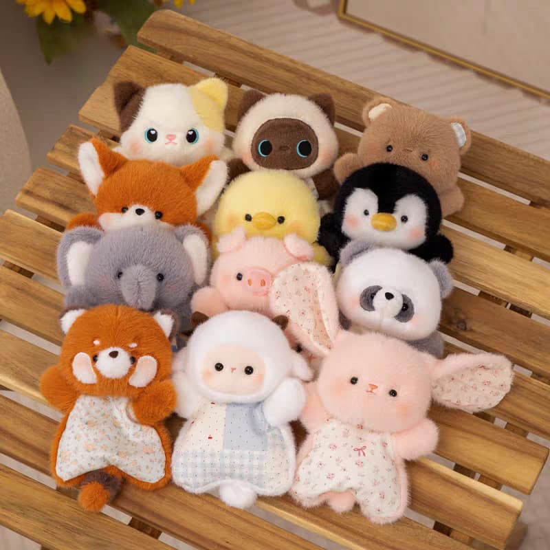 [Acompanhamento de cura] Série de saco de feijão Brinquedo de pelúcia Boneca de Animal de desenho animado Pitada Música