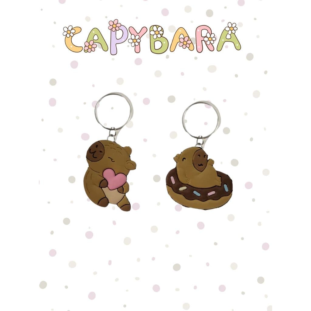 10 Chaveiros Capivara fofa Capibara chaveiro brinde revenda promoçao
