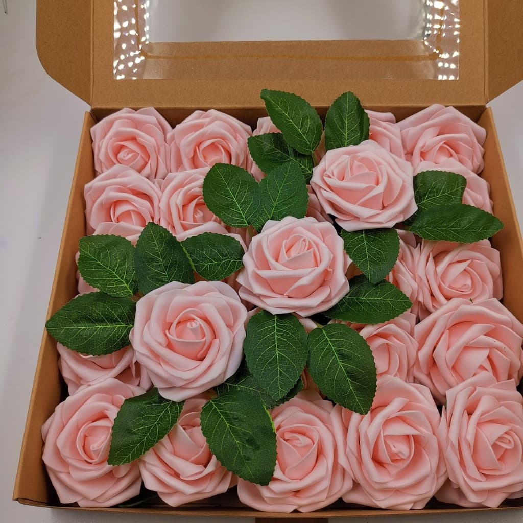 Buquê de Rosas de 8cm Estilo Europeu Flores Artificiais Decoração CasdonHome 4MPS
