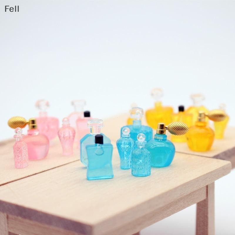 [Fel] Conjunto De Seis Peças De Perfume De Simulação Fofo , Brinquedos Para Casa De Bonecas , Modelos Em Miniatura , Enf