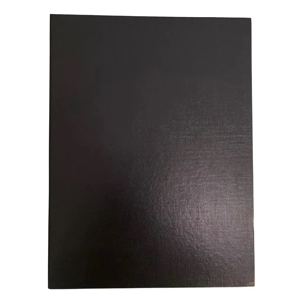 Pasta Catálogo Portifólio Capa Dura Of A4 C/10 Sacos Preto P