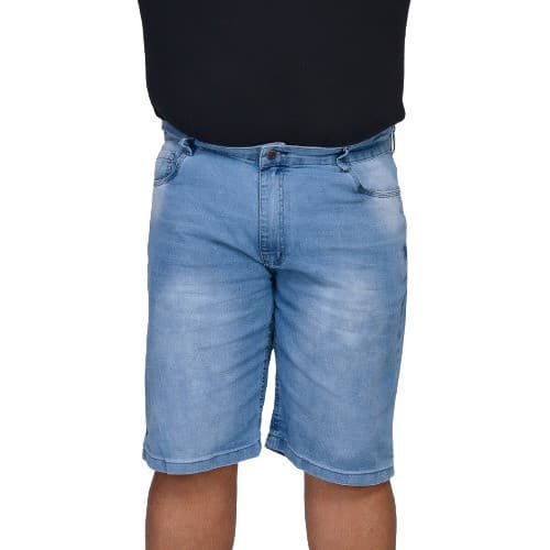 Bermuda Masculina Jeans Plus Size Shorts Tamanho Especial