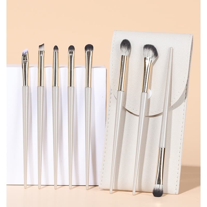 Conjunto de pincéis para sombra de olho, 8 cabelos macios, produto genuíno, detalhe dos olhos, manchas, pincéis de maqui
