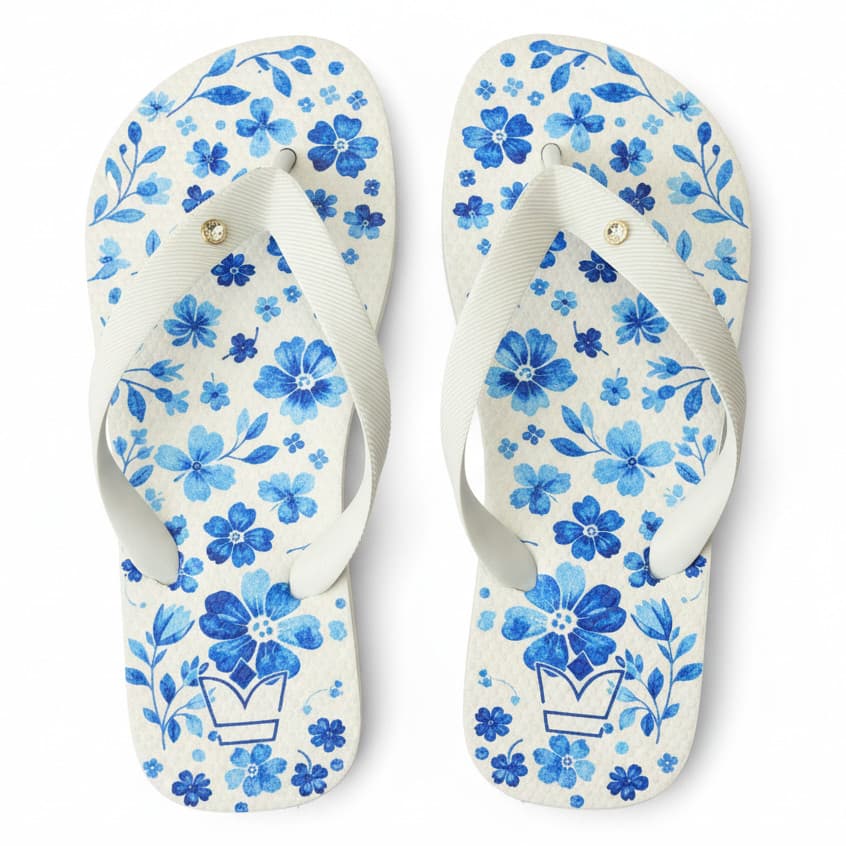 Chinela Havares Chinelo Feminino Estampado Rasteiro Macio Uso Diário Conforto
