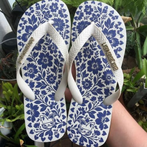Chinela Havares Chinelo Feminino com Estampa Floral Sofisticado Levinha  Modelo 2026