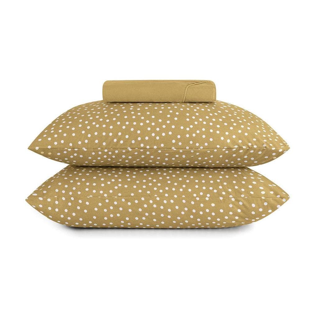 Jogo de Cama Queen Altenburg 3 Peças Malha Fio Penteado Bits Amarelo