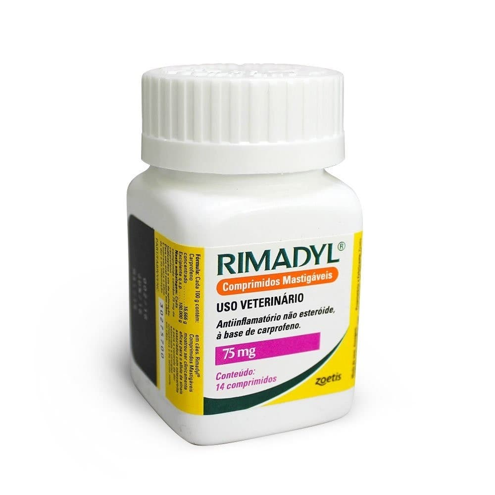Rimadyl 75 Mg Com 14 Comprimidos Mastigáveis