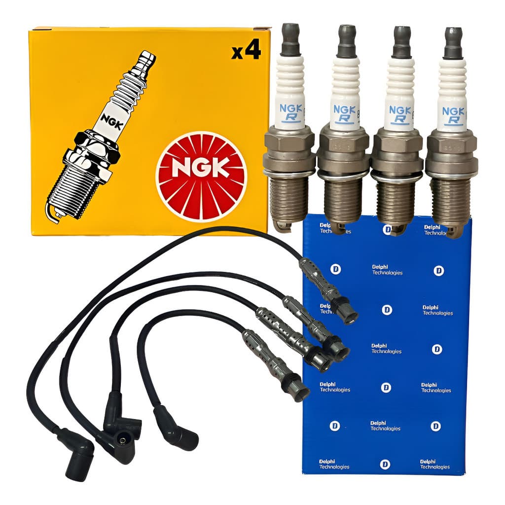 Kit Cabos + Velas Fox 1.0 Ea111 2009 2010 2011 2012 2013