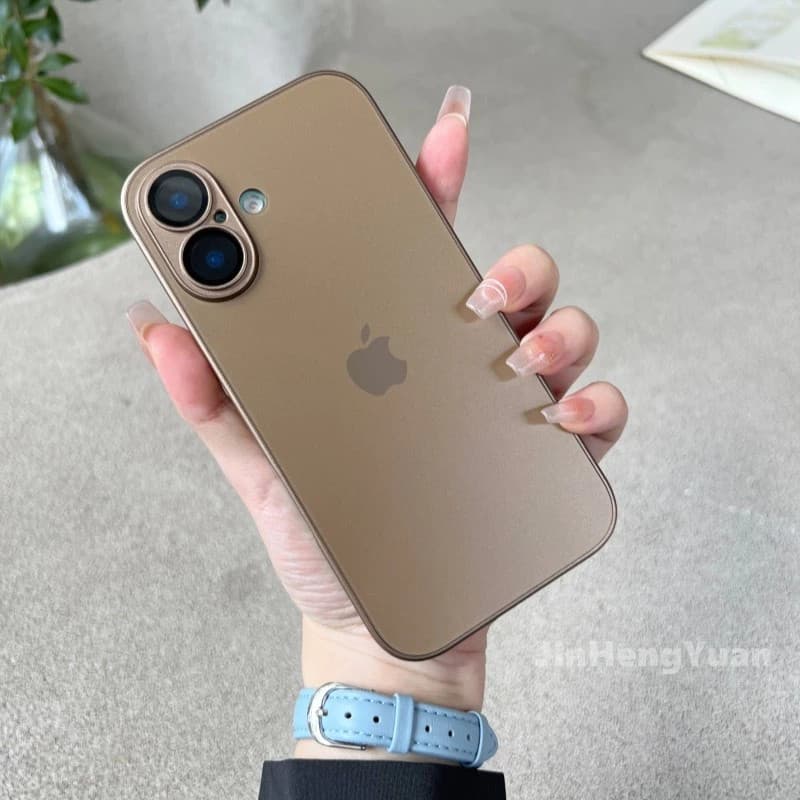Capa Case Capinha De Vidro Premium Para iPhone 16 16 Pro e 16 Pro Max