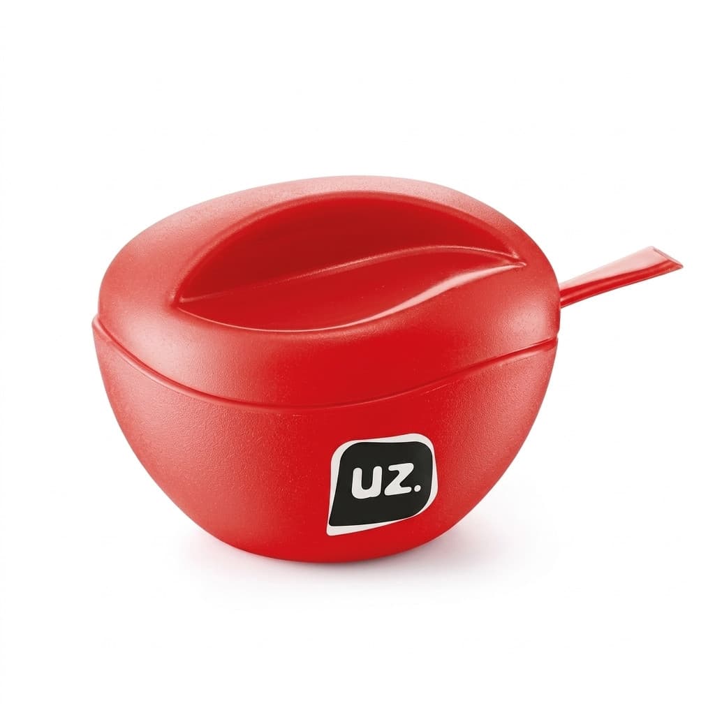 Açucareiro Gold Uz Porta Açúcar Com Tampa 15cm Cozinha Café Organizador Resistente Prático Promoção