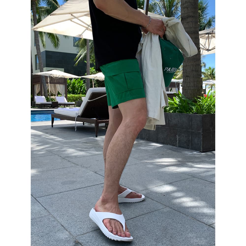 MRCYC Retro macacão reto Shorts masculino verão solto Casual calças médias estilo coreano na moda praia calças de cinco