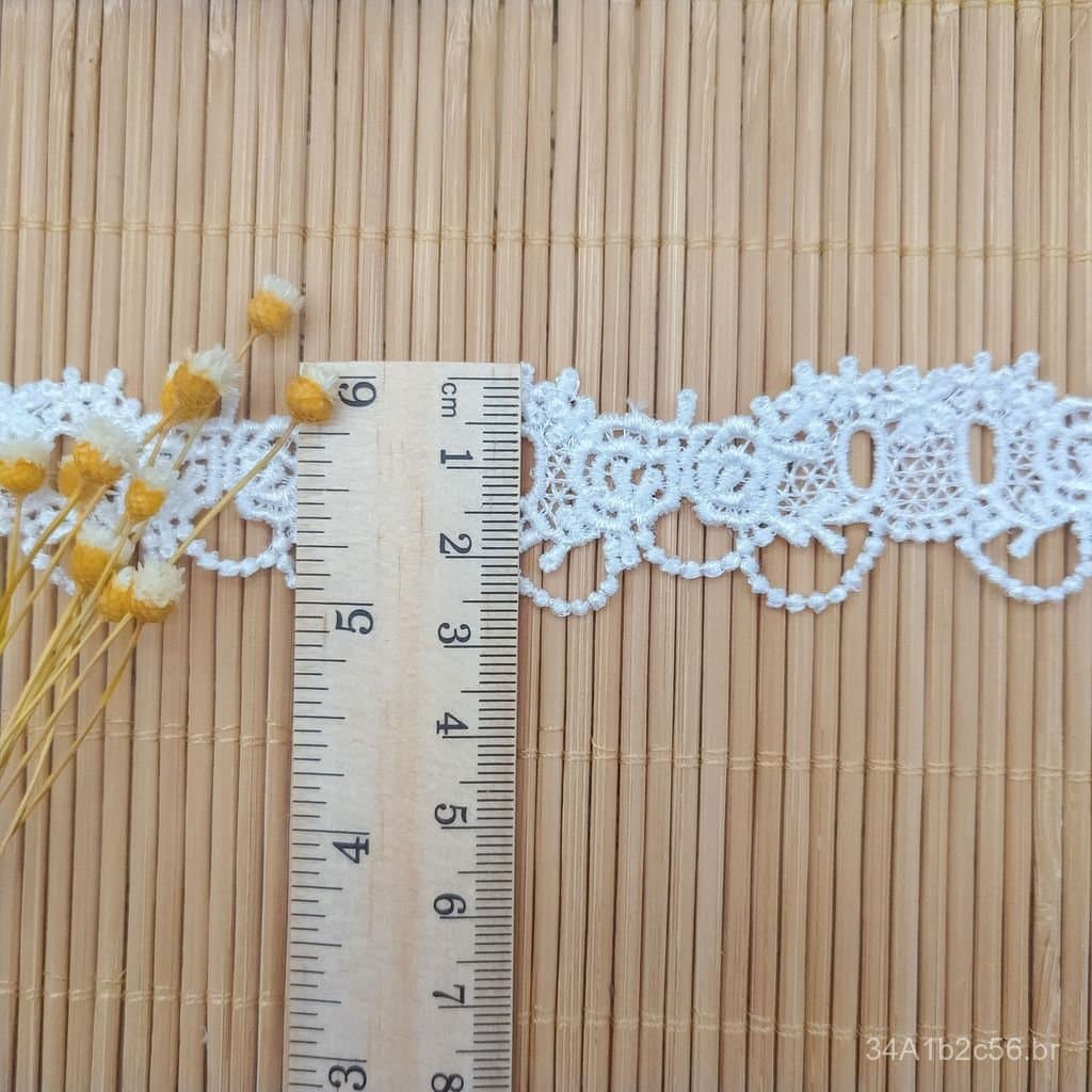 Renda, renda solúvel em água, renda bordada, seda de poliéster, acessórios de vestuário Lolita, fita vestível, em estoqu