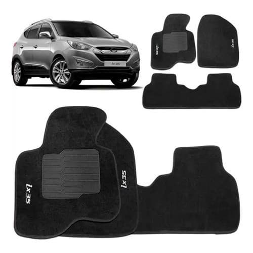 kit Tapete Compatível Com  Ix35 2011 2012 2013 2014 2015 2016