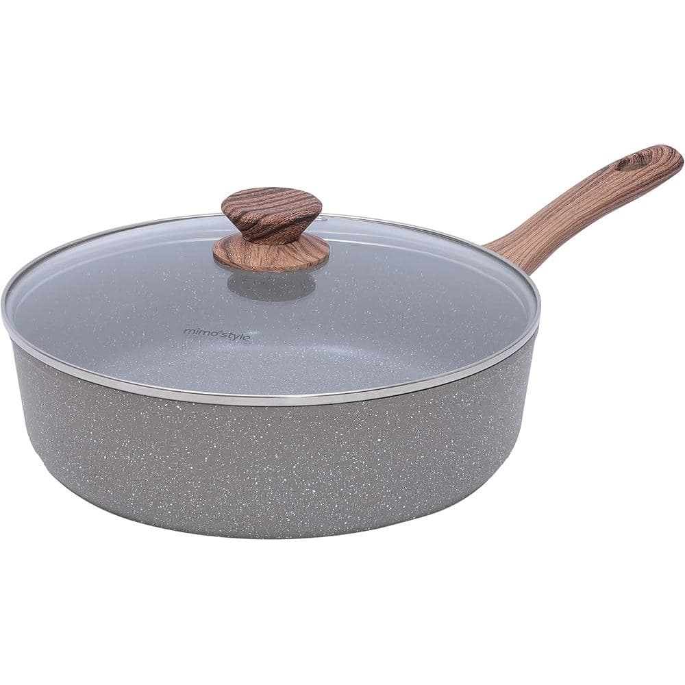 Frigideira Funda Style Cook Cerâmica Alumínio com Indução 28cm 4,5L Grafito Mimo Style