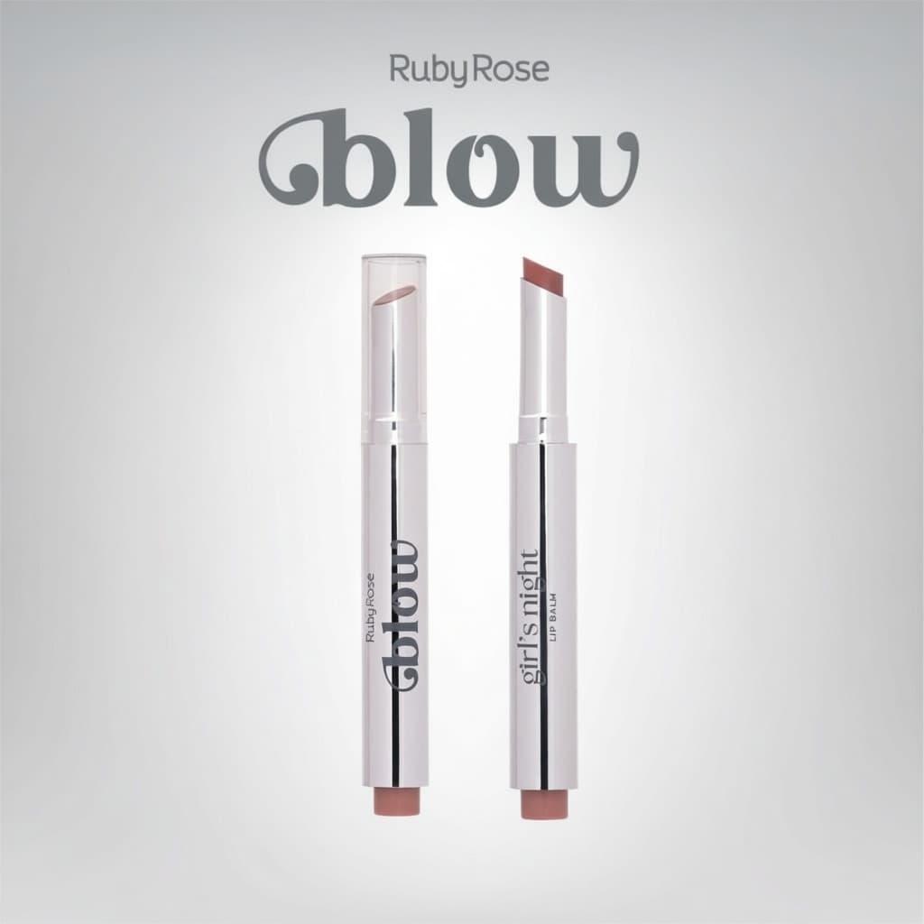 Lip Balm Ruby Rose Linha Blow Girl’s Night Hidratação Intensa Lábios Macios