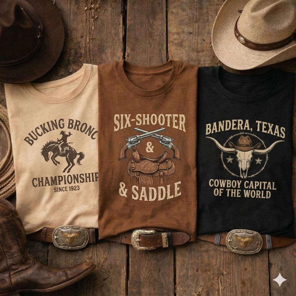 Kit 3 Camisetas Femininas Texas Boiadeira 100% Algodão Agro Cowgirl Contry Vaqueira Unissex 2
