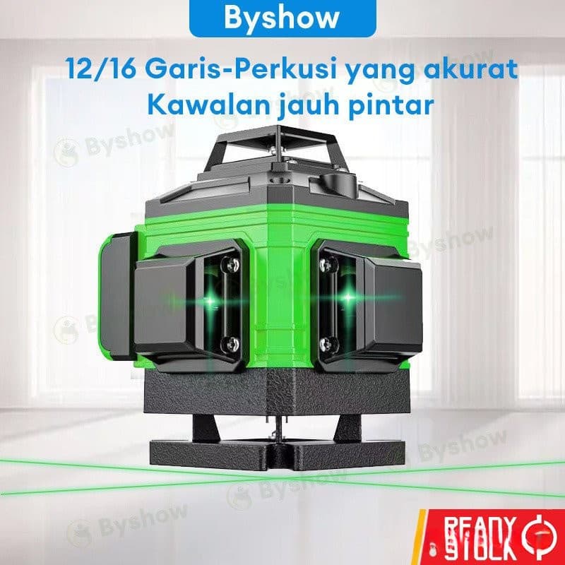 Laser Ajustável De 8/12 Linhas Nível 360 ° Medição Da Linha De Ferramentas Rotativas De Autonivelamento Interno Ou C0AT