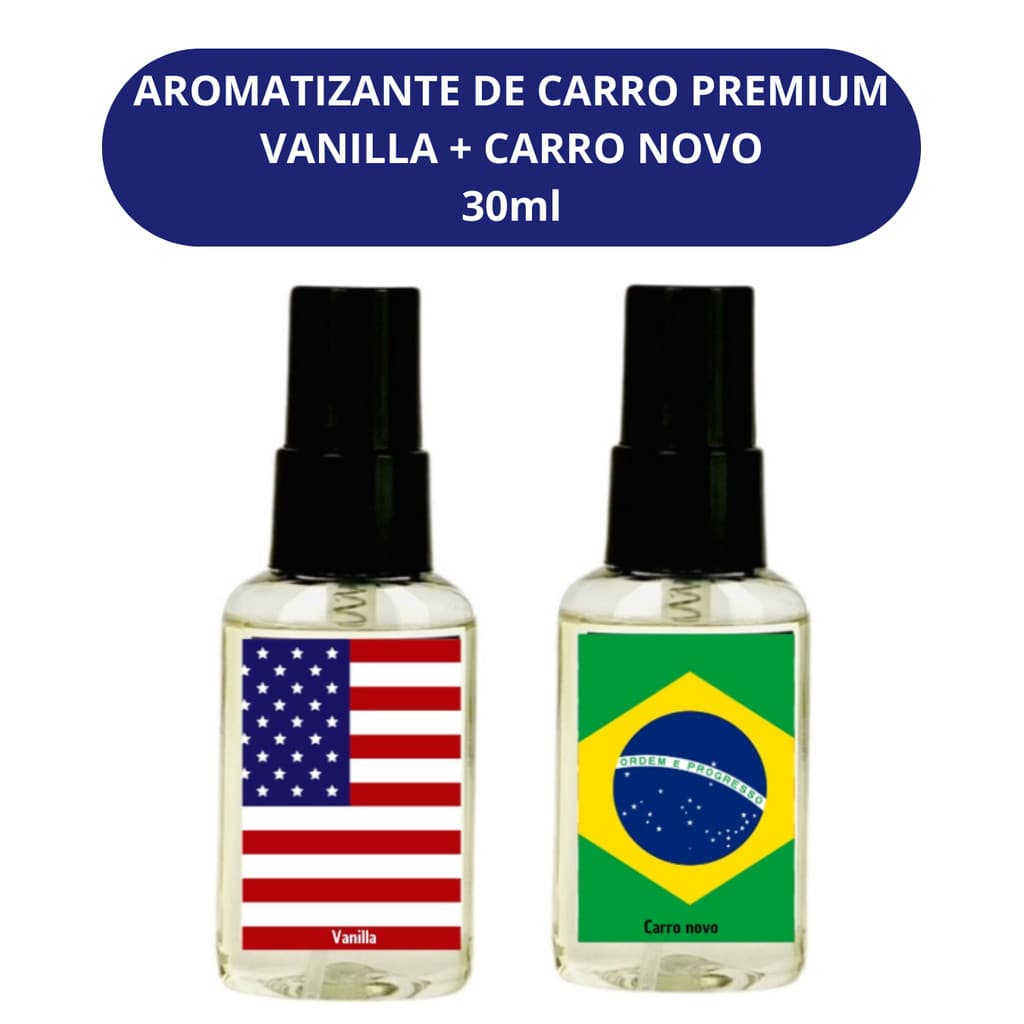 Kit 2 Cheirinho de carro spray premium Automotivo Aromatizante Aroma Concentrado