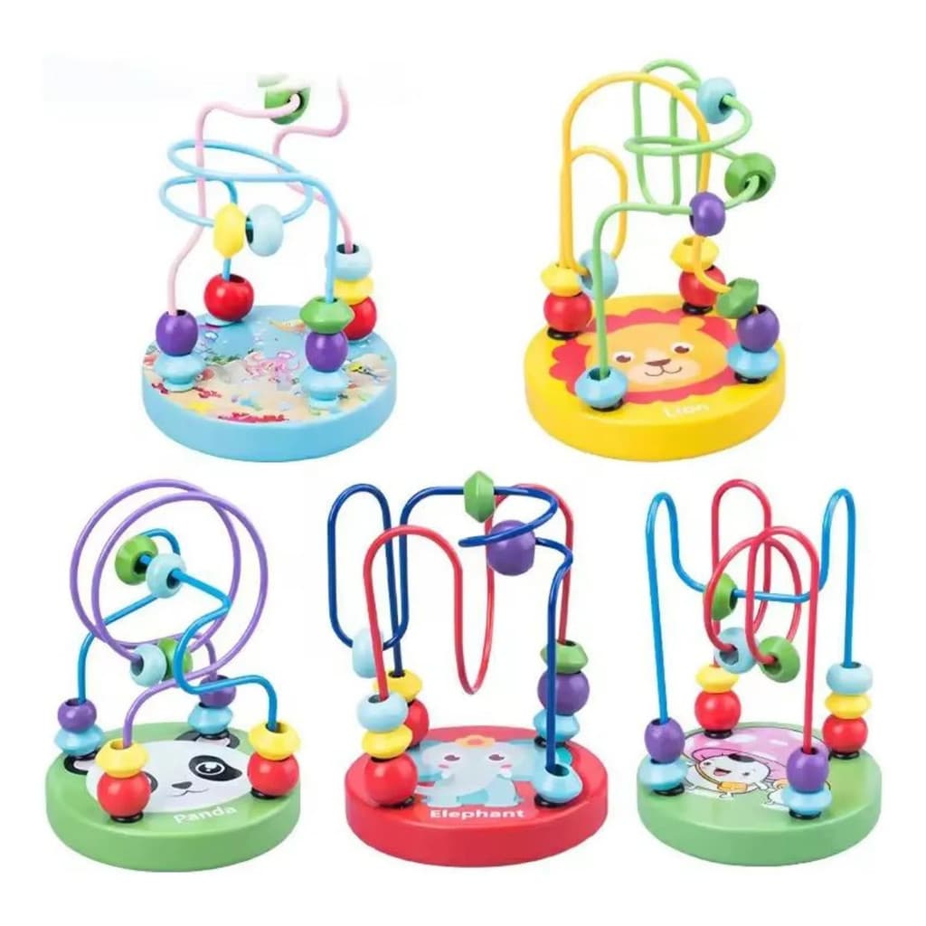 Brinquedo Educativo Montessori De Madeira 20 Pç Geométricas