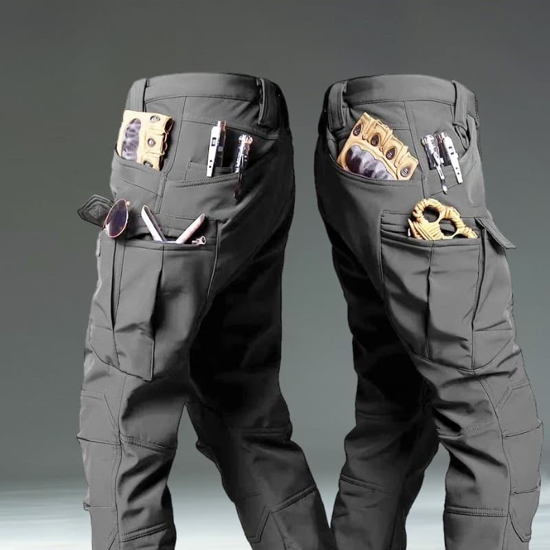Calça Cargo Tática Preta Masculina Cinza