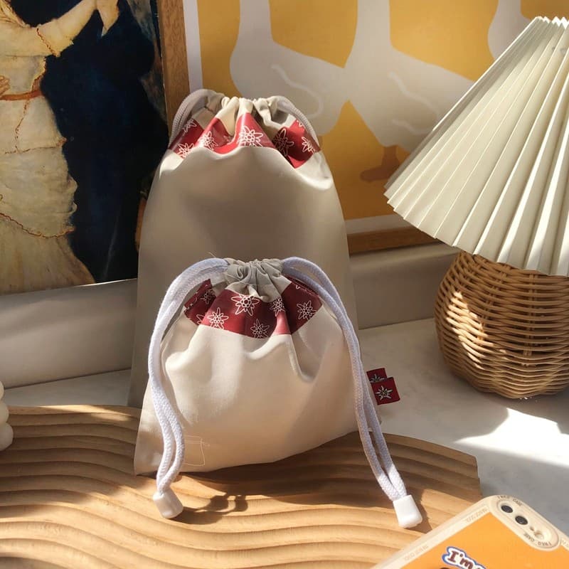 Conjunto de duas peças estilo japonês pequeno fresco portátil cordão óculos armazenamento cabo de carregamento fone de o