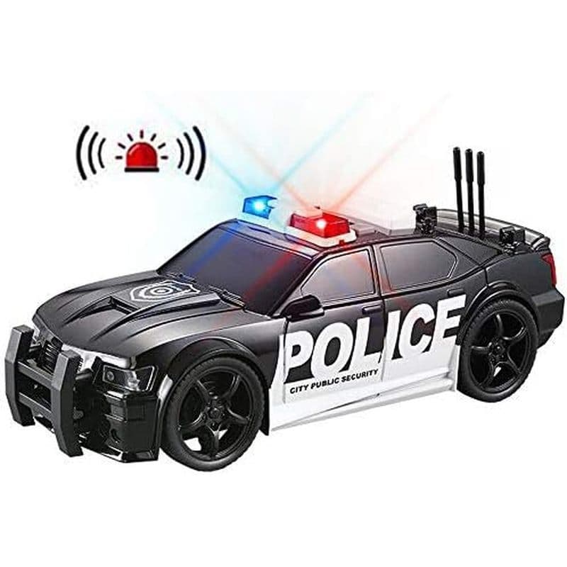 Carro De Polícia Brinquedo Plástico Perseguição Veículo De Resgate Com Sirenes Som E Luz Para Crianças Meninos 1 : 20