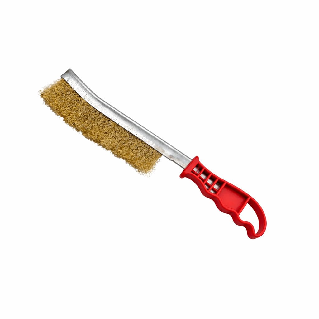 Kit de 1 Até 5 Escovas de Aço 23cm para Limpeza Pesada de Churrasqueira, de Solda e Ferrugem ou Uso Geral