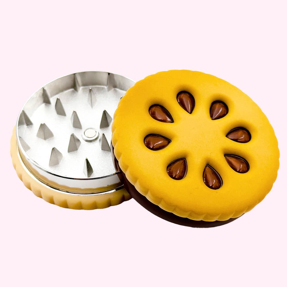 Triturador de Metal sanduíche biscoito molde 55mm 2 camadas ferramenta de cozinha portátil TRD8