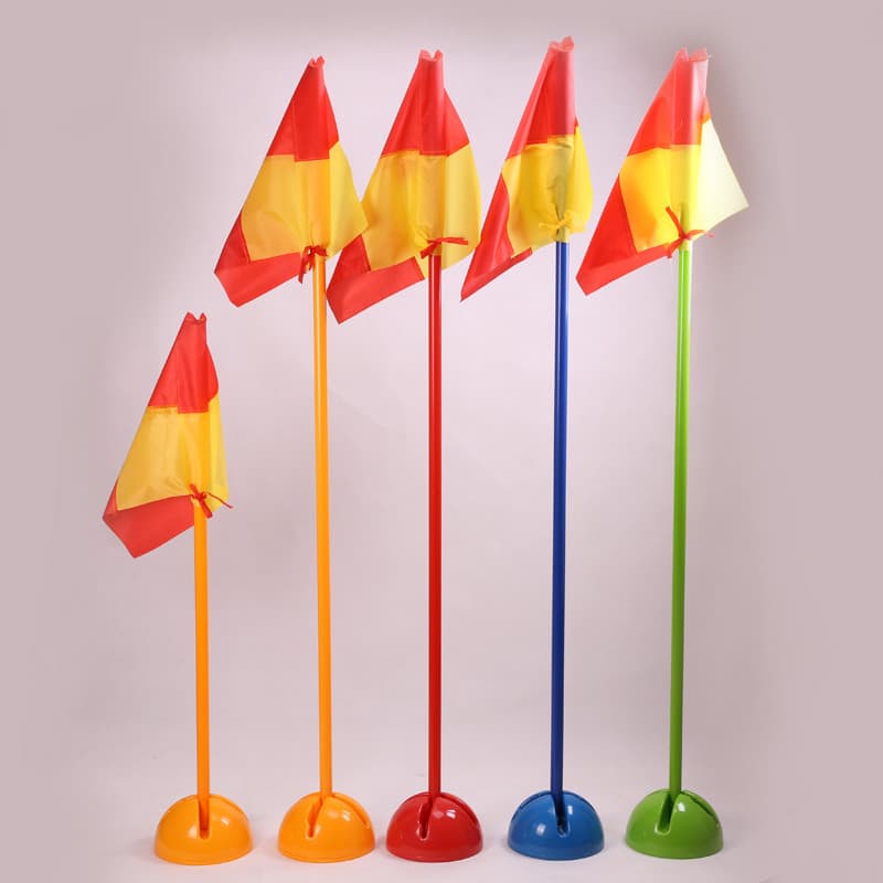 Naili bandeira de ângulo de futebol cheio de areia, haste de basquete de futebol, haste de treinamento de enrolamento, l