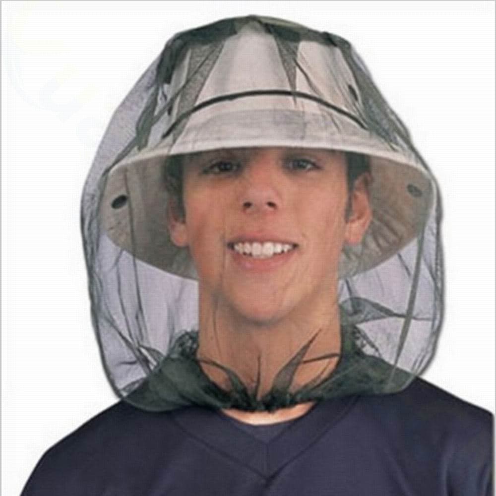 Chapéu de pesca noturna para pesca ao ar livre, à prova de insetos, à prova de mosquitos, rede, protetor solar, chapéu à