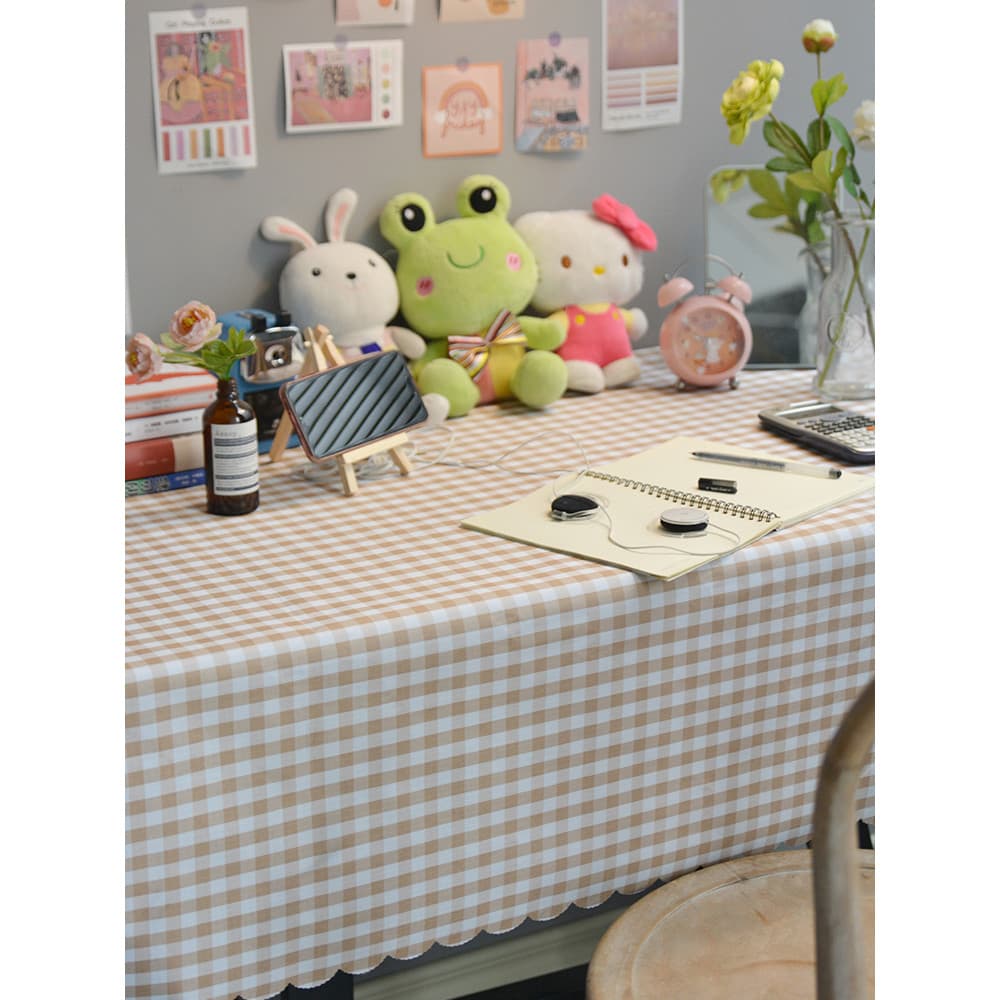 Toalha de mesa descartável à prova d'água, à prova de óleo, PVC, quadrada, mesa de centro doméstica, simples, estudante,