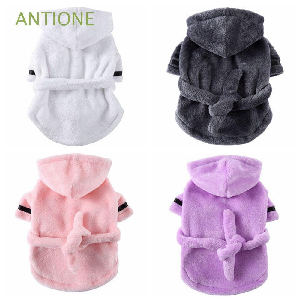 ANTIONE Roupa De Banho De Microfibra Super Pet Fornecimentos Para Cão Pequeno Grande Toalha Roupão/Multicolor