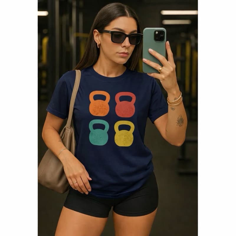 Camiseta Feminina  treino academia  Gym 100% Algodão- envio imediato!