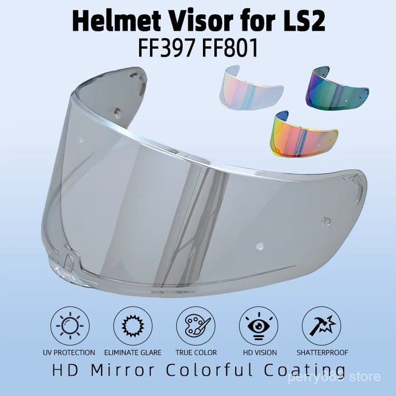 accesorios para moto motorcycle helmet visor lens for LS2 FF397 and FF801 capacetes de moto full helmet Clear Dark Smoke