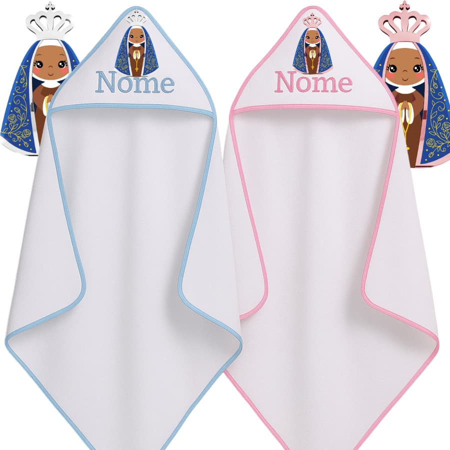 Toalha Personalizada com nome, Nossa Senhora Aparecida