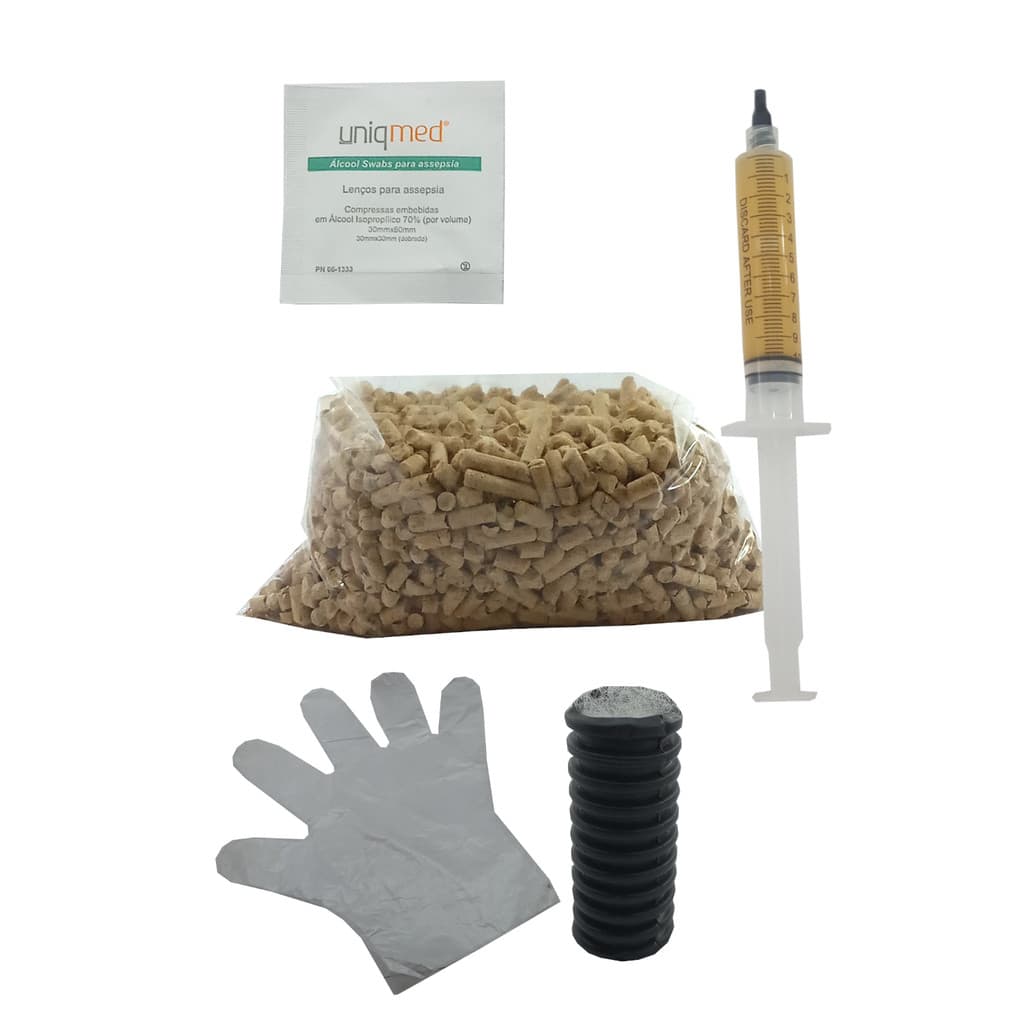 3 kits Cogumelo Shimeji Cinza baixo teor calórico