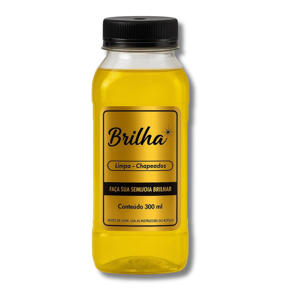 Limpa Folheados 300ml Brilha - Limpa Folheados ORIGINAL