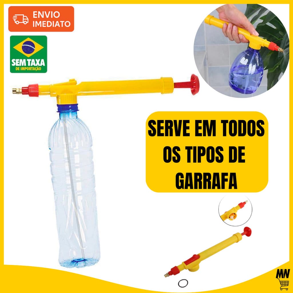 Pulverizador Manual Para Garrafa PET Borrifador Plantas Jardinagem Flores - Envio Imediato