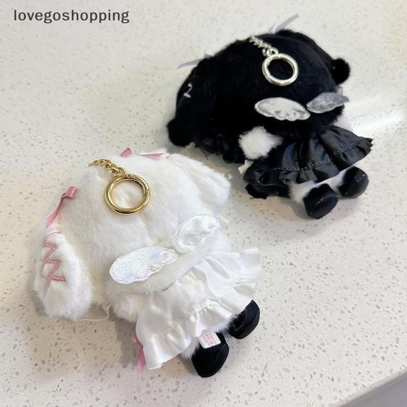 [lovego] Boneca De Pelúcia Série Anjo Dos Desenhos Animados Kawaii Fofo Macio Brinquedos Pingente Chaveiro Presente BR